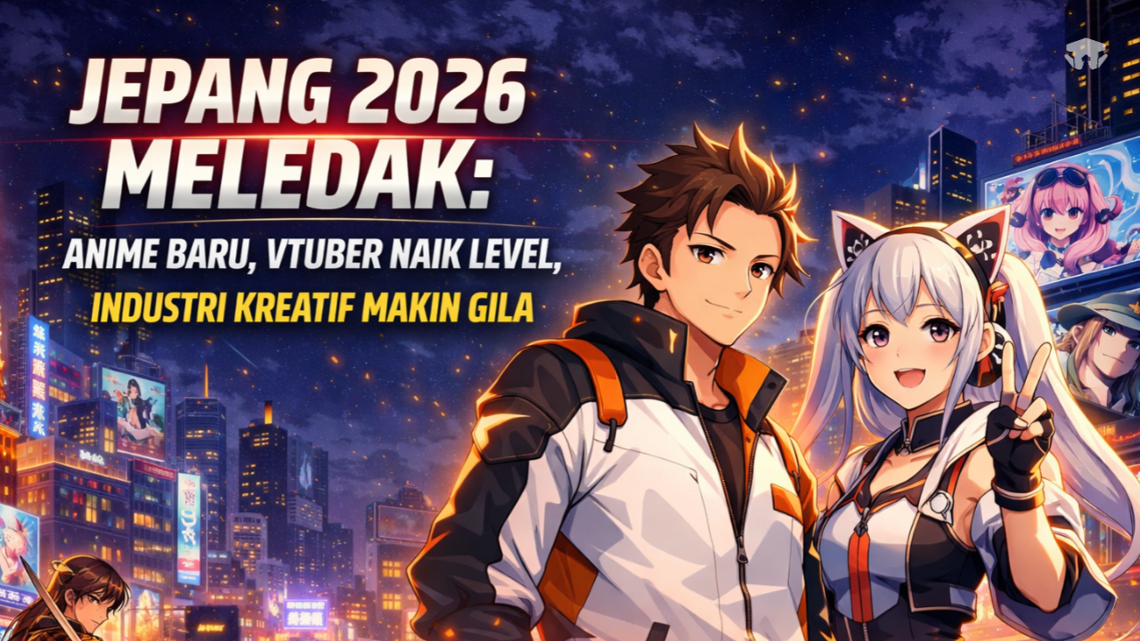 Jepang 2026 Meledak: Anime Baru, VTuber Naik Level, Industri Kreatif Makin Gila